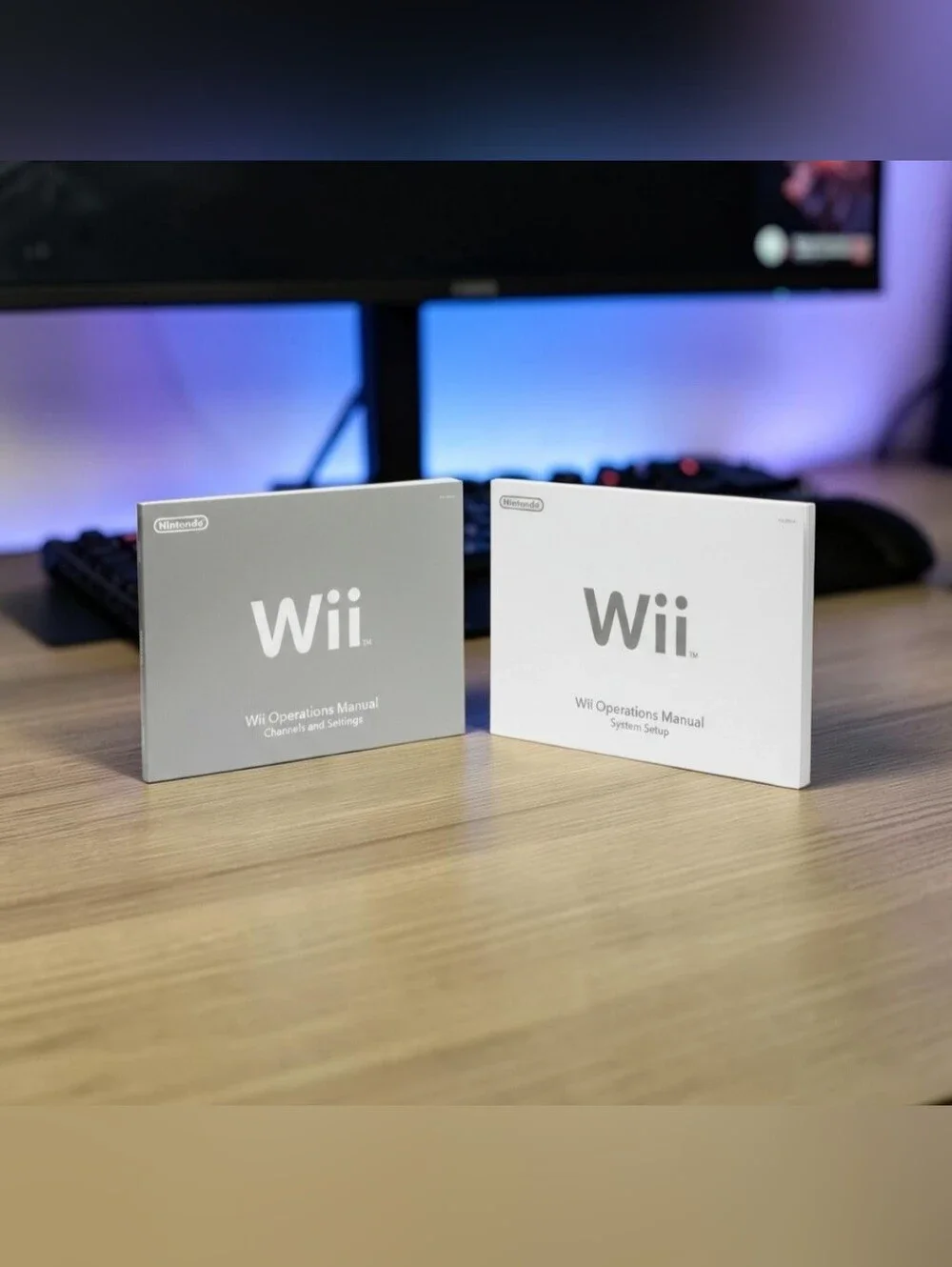 (Lot Of 2) Wii Operations Manual Channel/Settings System Setup Replacement Books